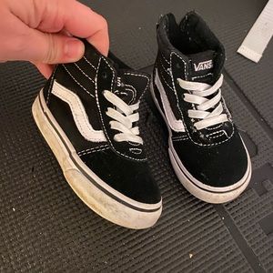 Toddler size 5 zip up Vans